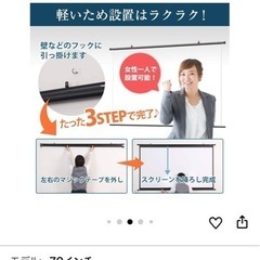 プロジェクタースクリーンの画像