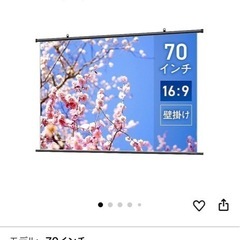 プロジェクタースクリーンの画像