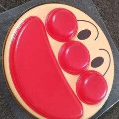 アンパンマン　フェイスランチ皿の画像
