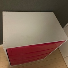 チェスト　ピンクの画像