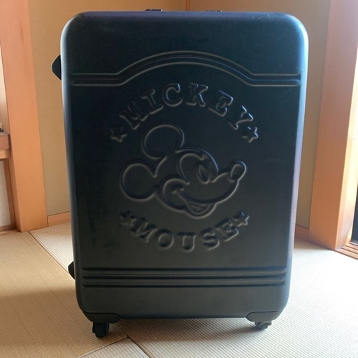 MICKEY MOUSE ミッキーマウス 特大 キャリーケース 紺