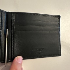 サンローラン　マネークリップ　クロコレザーの画像