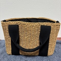 かごバッグ 2way キャメルの画像
