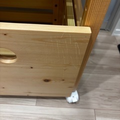 LOWYA [幅75] キッチンワゴン ※グラ付きありの画像