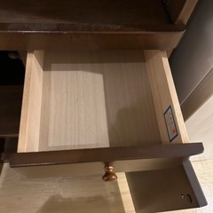木製の収納棚、本棚にも使用できますの画像