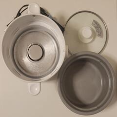 Panasonic ミニクッカー ホワイト 炊飯器 1.5合 パナソニック SR-MC03-Wの画像