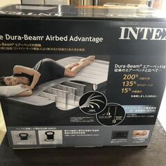 【松本市引き取り限定】⭐未使用⭐INTEX電動ポンプ内蔵エアーヘッド（シングルサイズ）の画像