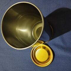 緑茶の入っていた筒(缶) 6コの画像