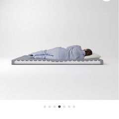 【シングル】IKEA シーツ＆ÅGOTNES オーゴートネス フォームマットレス＆ロール式スノコ＆ステンレス巻き伸縮物干し竿＆本　の画像