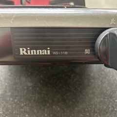 M2508-215 Rinnai ガステーブル1口 RTS-1NDA 2010年製 動作未確認 キズ汚れ有り LPガス用　の画像