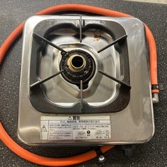 M2508-215 Rinnai ガステーブル1口 RTS-1NDA 2010年製 動作未確認 キズ汚れ有り LPガス用　の画像