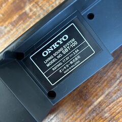 ONKYO【SBT-100(B)】オンキョー　サウンドバーシステムスピーカー Bluetooth機能搭載　iPhone、Androidスマートフォン対応　ブラックの画像
