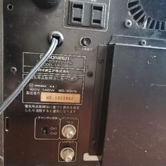 レーザーディスクプレイヤー　動作不良品の画像