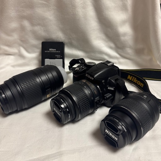 NikonD3100 一眼レフ レンズ3本 フルセット