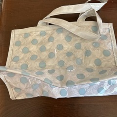 ハローキティ　水玉　手提げ袋の画像