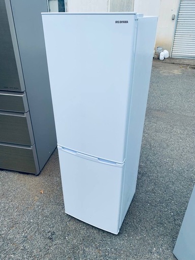 ♦アイリスオーヤマ ノンフロン冷凍冷蔵庫【2021年製】AF162-W