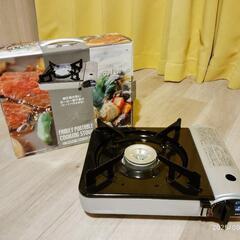 カセットコンロ ポータブル 卓上コンロ 箱付き
