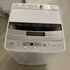 H2508-218 AQUA 洗濯機 AQW-S45H 2020年製 4.5kg 動作確認済み キズ汚れ有りの画像
