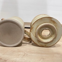 【良品】良木工房　陶器コーヒードリッパー セット 陶器 650mlの画像
