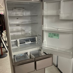 H2508-219 HITACHI 5ドア冷蔵庫 R-S4000H 2018年製 動作確認済み ピンク キズ汚れ有りの画像