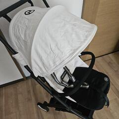 【美品】Cybex リベル 2024モデル ホワイトキャンバス ★おまけ付きの画像