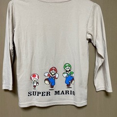 スーパーマリオ　長袖　Tシャツの画像