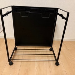 山崎実業　目隠し分別ダストワゴン の画像