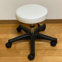 エステスツール 回転式 昇降式 キャスター付 H約34cm～H約39cmの画像