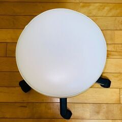 エステスツール 回転式 昇降式 キャスター付 H約34cm～H約39cmの画像