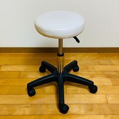エステスツール 回転式 昇降式 キャスター付 H約34cm～H約39cmの画像