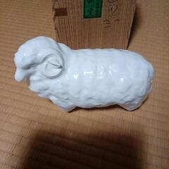 年代物　有田焼　干支置物　羊の画像