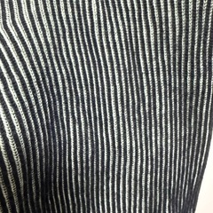 HANKJOBENHAVN 　ニット　ジップ　グリーン　ブラック　タートルネックの画像