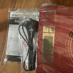 KOIZUMI IH COOKING HEATER CLASSICAL REDの画像