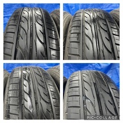 2021年製　ダンロップ　EC202 175/65R14 82S 十勝手渡可/中古ラジアルタイヤ/夏タイヤ/ノート等の画像