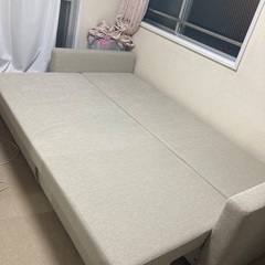 美品 IKEA ソファベッド フリーヘーテン 3人掛の画像