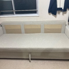 美品 IKEA ソファベッド フリーヘーテン 3人掛の画像