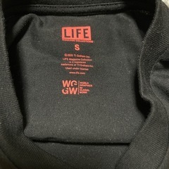 LIFE 黒Tシャツの画像
