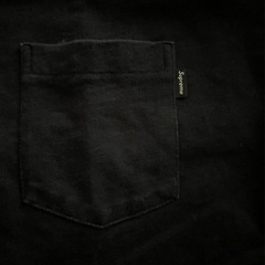 シュプリーム L/S Pocket Tee 長袖ポケットTシャツ ブラックの画像