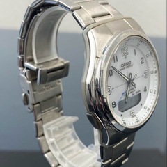 稼働中❣️美品　CASIO wave ceptor ソーラー時計の画像