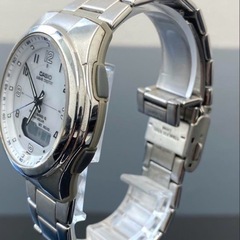 稼働中❣️美品　CASIO wave ceptor ソーラー時計の画像