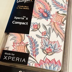 新品　Xperia™ X Compact用　SO-02J 手帳型 ペイズリーの画像