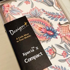 新品　Xperia™ X Compact用　SO-02J 手帳型 ペイズリーの画像