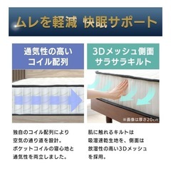 アイリスプラザ　マットレス　セミダブルの画像