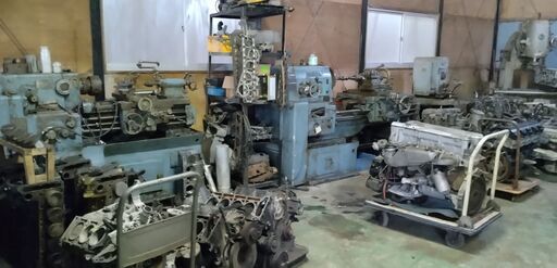 Mベンツーリビルトエンジン制作販売専門工場-日本では数少ない内燃機業務常設