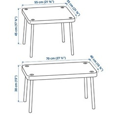 IKEA ネストテーブルセット差し上げます　垂水駅近辺指定箇所引き取り限定の画像