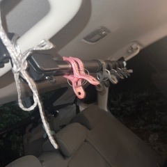 制作費6000円車用ロッドホルダーの画像