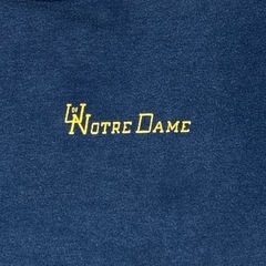80s チャンピオン　ダブルフェイス　ネイビー×イエロー　王道　半袖tシャツ　XLサイズの画像