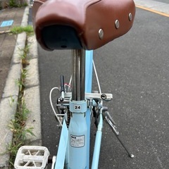 女の子用自転車の画像