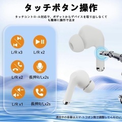 🌟新品‼️🌟定価66000円‼️ イヤホン bluetooth ワイヤレスイヤホン AIスマート ENC通話 IPX7防水 最大60時間再生 2025年最新Bluetooth6.0 ブルートゥースイヤホン 全音域HI-FI音質 低遅延 接続瞬時 Type-C 急速充電 片耳/両耳 WEB会議/運動/ゲーム/テレワーク/通学/通勤/スポーツ/音楽用 iPhone/Android対応の画像