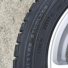 ◯155/65R13◯スタッドレスタイヤアルミホイール4本セット◯ダンロップ◯軽自動車◯の画像